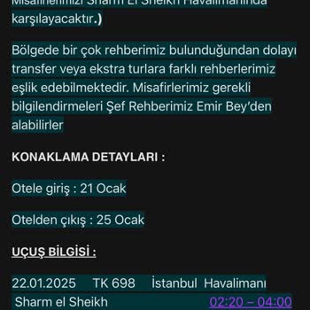 Tur Rehberi İletişimsizliği Ve Eksik Bilgilendirme Sorunu