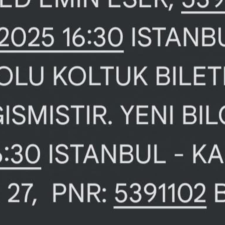 Koltuk Numarası Değişikliği Ve İlgisiz Yetkililer