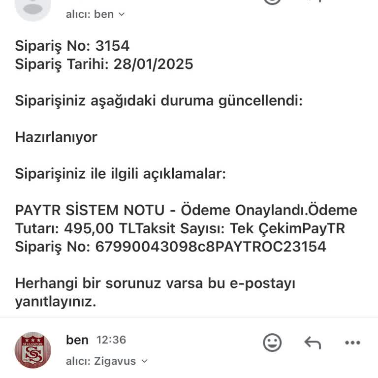 Zigavus Siparişim Neden Kargoya Verilmiyor?