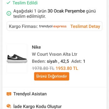 Sporthink Yanlış Ürün Gönderimi Ve Çözüm Üretilmeyen Sorun