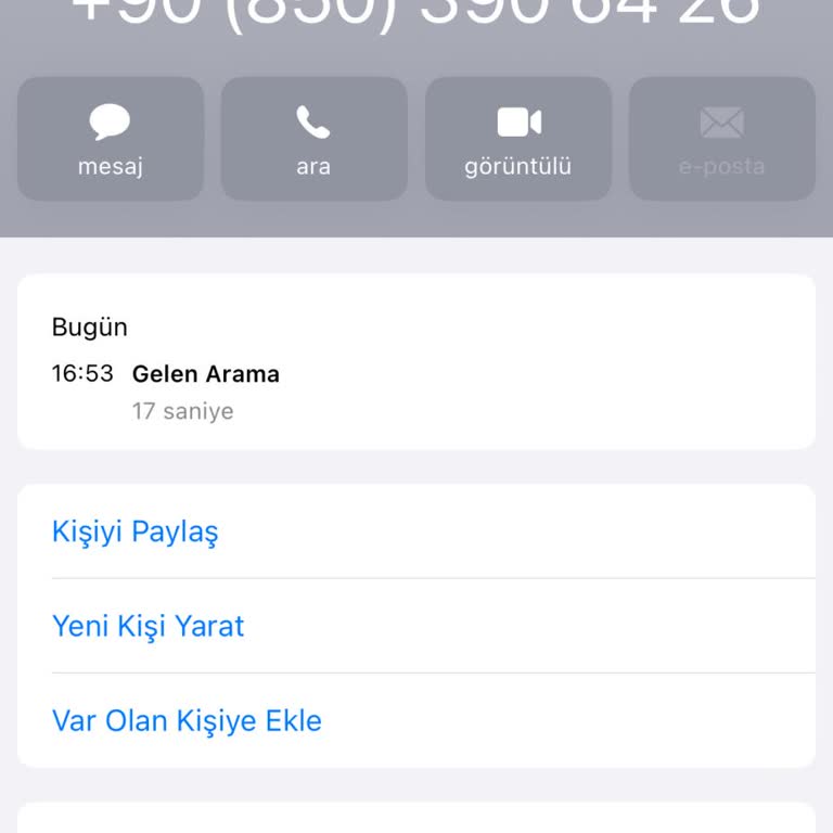 08503906426 Telefon Şikayeti
