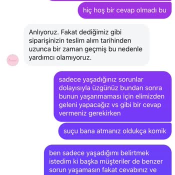 Reorah Collection: Kalitesiz Ürün Ve Yetersiz Müşteri Hizmetleri