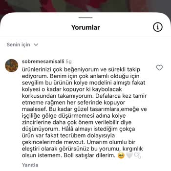 Reorah Collection: Kalitesiz Ürün Ve Yetersiz Müşteri Hizmetleri