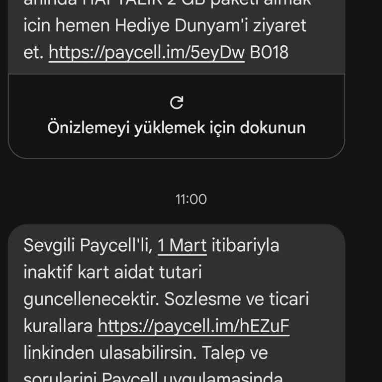 İptal Edilen Kart İçin Devam Eden Ücret Mesajları