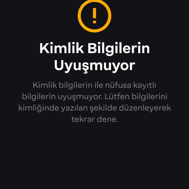Papara Kimlik Bilgileri Uyuşmazlığıyla Karşılaşıyorum