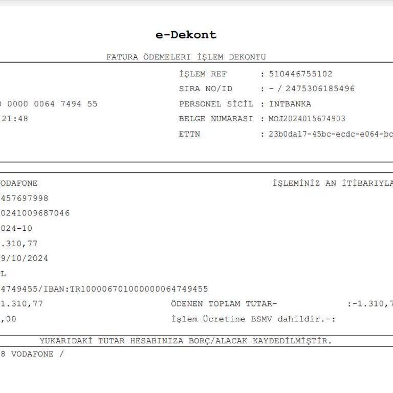 Yanlış Fatura Ödemesi Sonrası İade Sorunu