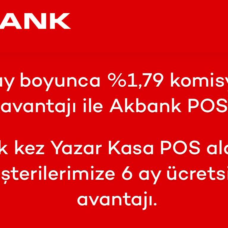 Akbank Pos Cihazı Ve Oran Sorunları