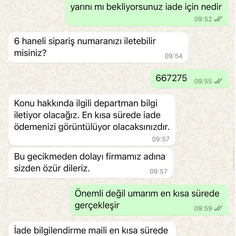 İade Sürecinde Yaşanan Gecikme Ve İletişim Sorunları