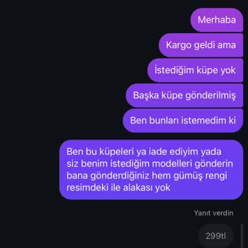 Eksik Ürün Ve İletişimsizlik Mağduriyeti