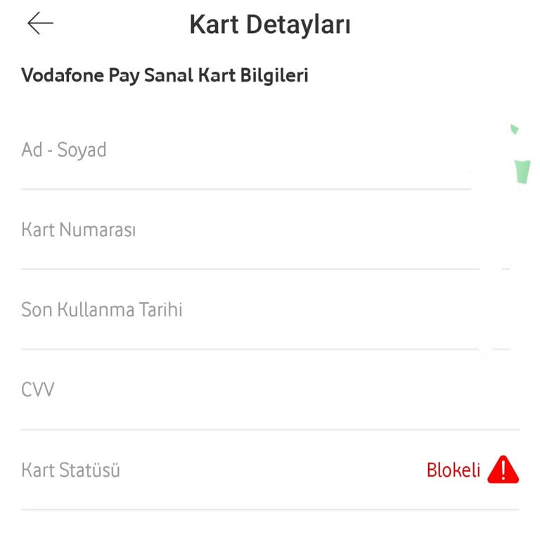 Vodafone Pay'de Bloke Sorunu ve Müşteri Mağduriyeti