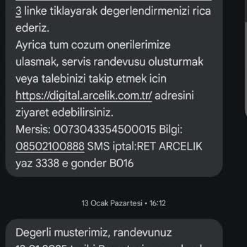 Arçelik Klima Sorunları Ve Müşteri Hizmetleri Hayal Kırıklığı