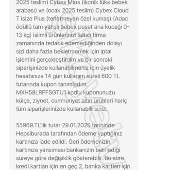 Sipariş İptali Ve İletişim Eksikliği