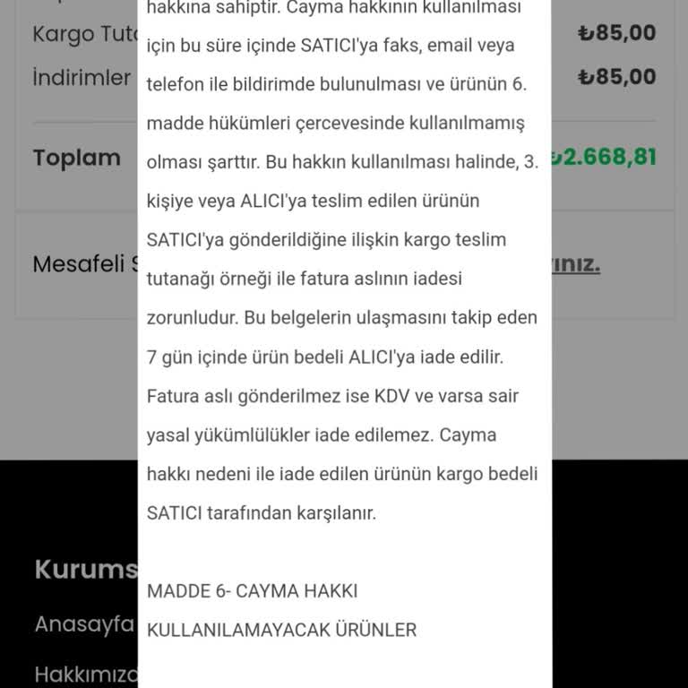 İade Sürecinde Zorluk Ve Haksız Kesinti