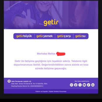 Getirçarşı'da İade Sorunu: Param Nerede?