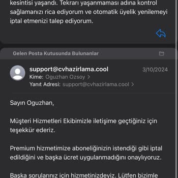 İptal Edilmeyen Üyelik Ve Haksız Para Çekimi