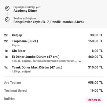 Yemeksepeti Hesabımdan İzinsiz Siparişler Ve İlgisizlik