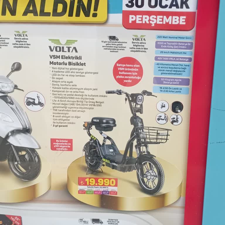 Volta Bisiklet Satışında Yaşanan Hayal Kırıklığı