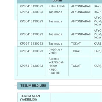 PTT Kargo'nun Teslimat Sorunu Ve Müşteri Mağduriyeti
