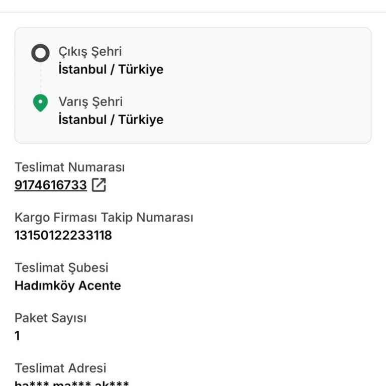 Sürat Kargo Hadımköy Şubesi'nde Yanlış Teslimat Ve Müşteri Hizmetleri Sorunu