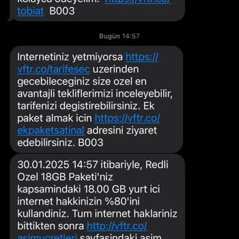 İnternet Paketim Haksız Yere Tükeniyor