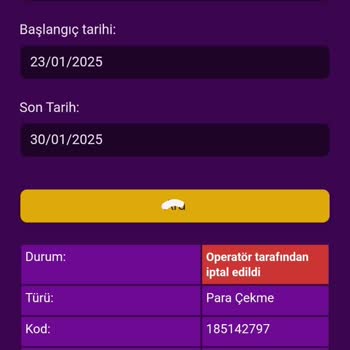 Parabet'te Kazandığım Parayı Alamıyorum