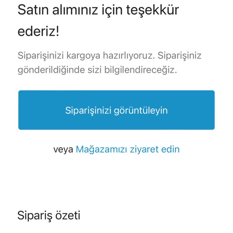 Sipariş Gecikmesi Ve İletişim Eksikliği Mağduriyeti