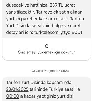 Yanlış Ücretlendirme: Yurt Dışı Paketi Sorunu