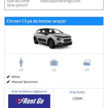 Rent Go Araç Kiralama: Yanlış Araç Ve Ek Masraflarla Mağduriyet