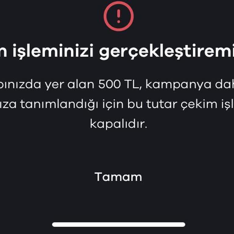 Yatırım Paramı Çekemiyorum Ve Destek Alamıyorum