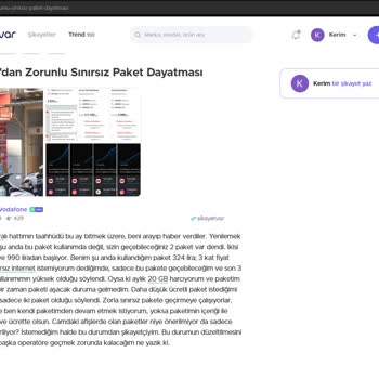 Müşteri Hizmetlerinden Beklenen Acil Geri Dönüş