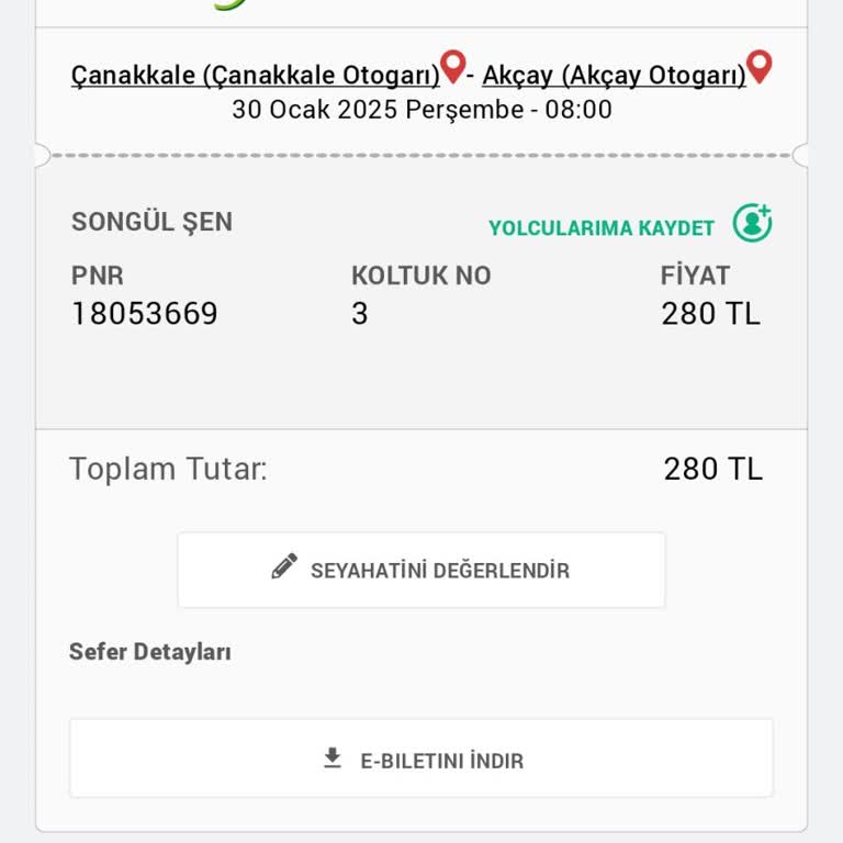Yanlış Bilet Saati Ve İlgisiz Müşteri Hizmetleri