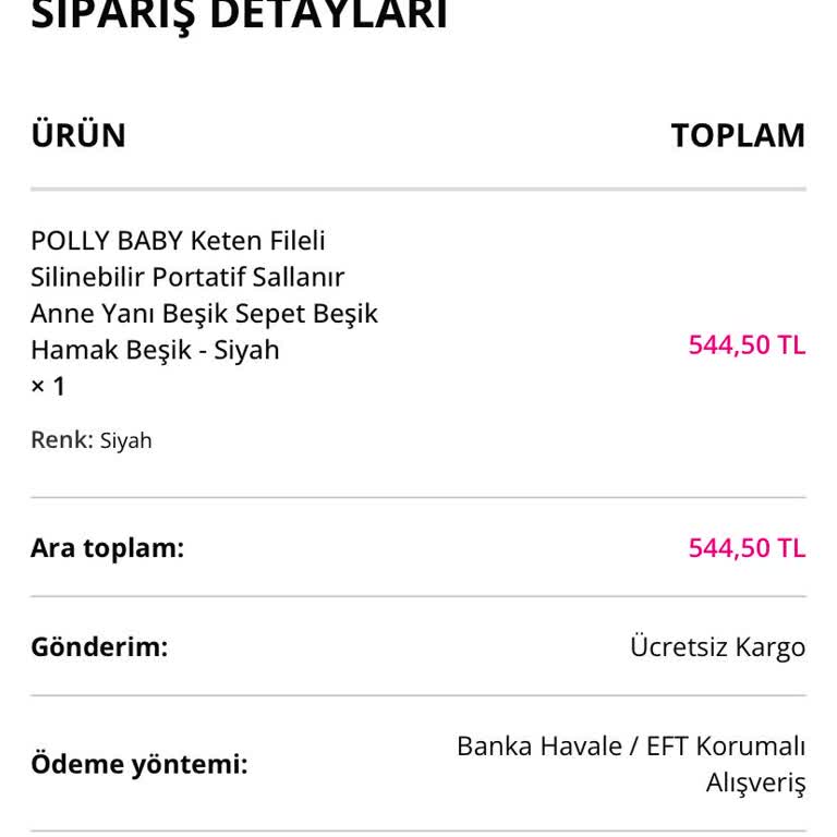 Bebekolik Teslim Edilmeyen Anne Yanı Beşik