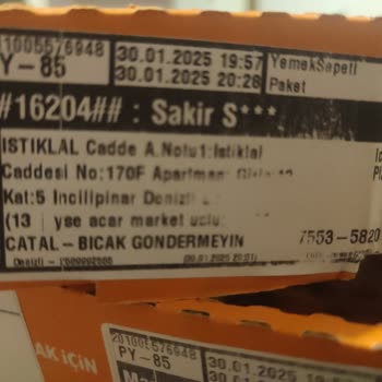 Yanlış Sipariş Ve İlgisiz Müşteri Hizmetleri