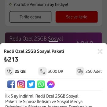 Vodafone Yanımda Uygulaması Tarifeye Geçiş Hatası