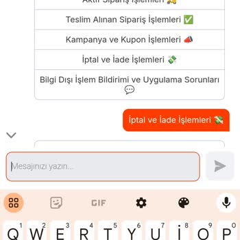 Yanlış Sipariş İptali Konusunda Yaşanan Sorun