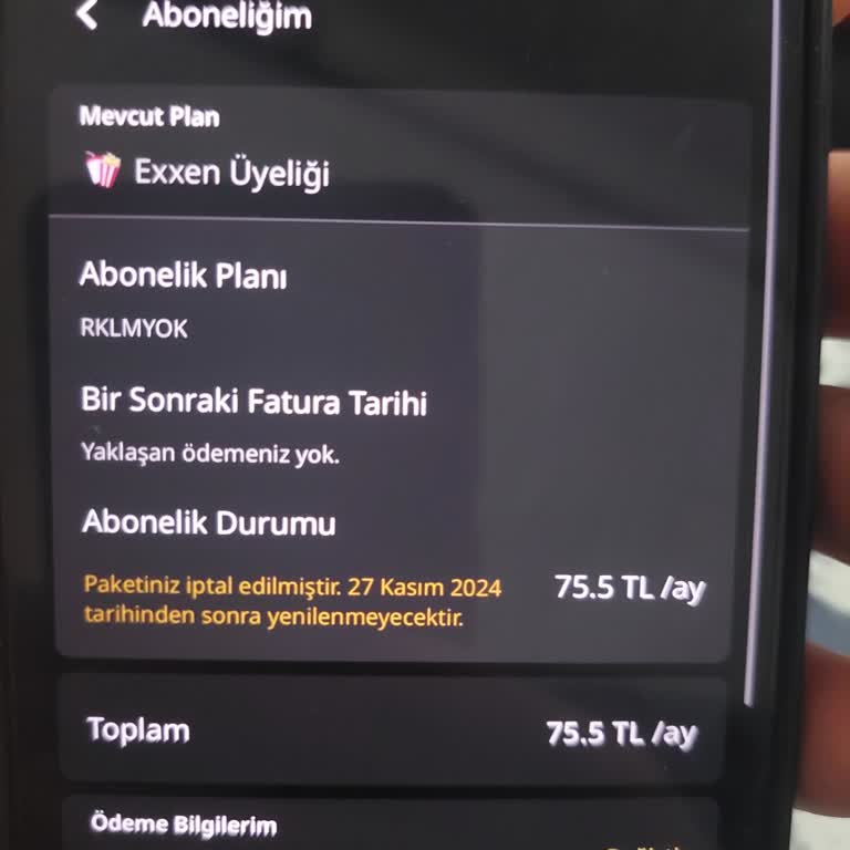 Exxen Üyelik İptali Sorunu