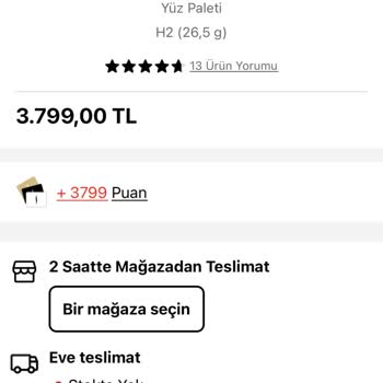 Sephora Eve Teslimat Seçeneğinin Eksikliği!