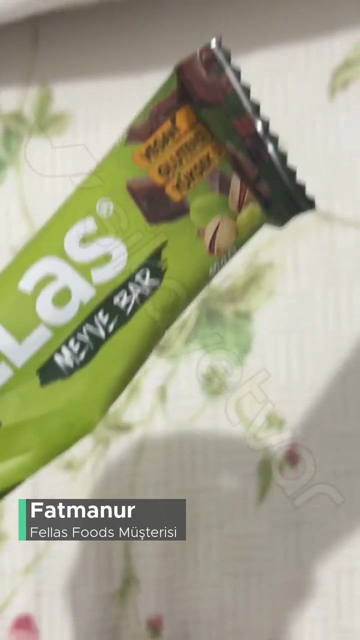 Fellas Foods Küflü Fellas Antep Fıstığı Kakao Meyve Bar videonun kapak resmi