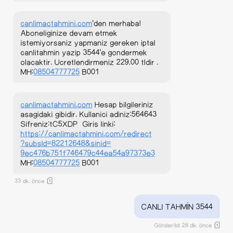 Canlı Maç Tahminleri İzinsiz Para Çekilmiş Hesabımdan!