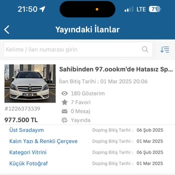 Üst Sıra Dopingine Rağmen İlanım Alt Sıralarda