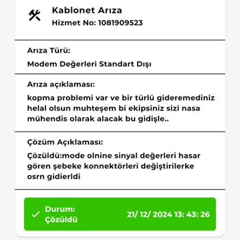 Sürekli Kesilen İnternet Ve Yanıltıcı Arıza Kayıtları