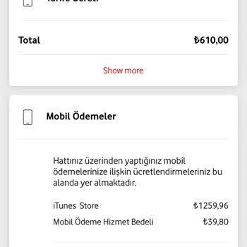 Habersiz İtunes Ödemeleri Ve Yüksek Fatura Şoku