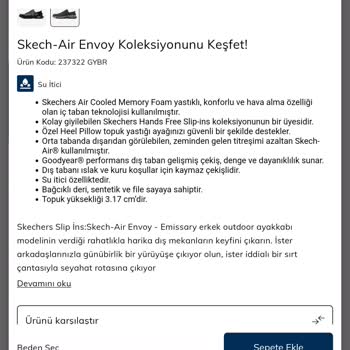 Skechers Ayakkabının Kaygan Taban Sorunu