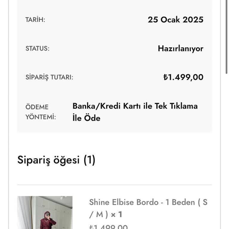 Sipariş Gecikmesi Ve İletişim Sorunu