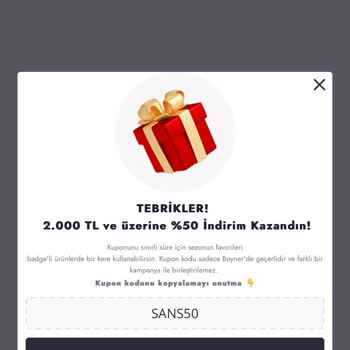Boyner Kupon Kullanımında Yaşanan Sorun Ve Müşteri Memnuniyetsizliği!