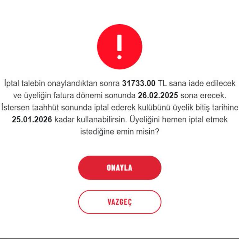 Üyelik İptalinde Kesinti Ve İletişim Sorunları