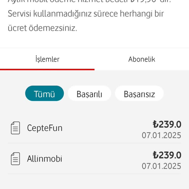 Vodafone Mobil Ödeme Mağduriyeti: Onaysız Üyelik Ve Ekstra Fatura