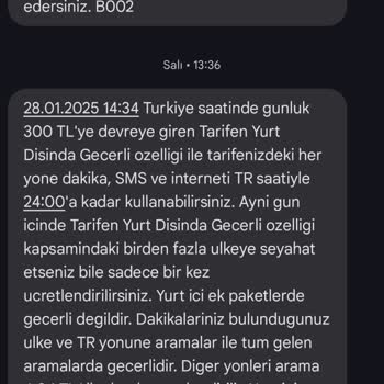 Turkcell Yurt Dışı Paket Ücreti Şoku