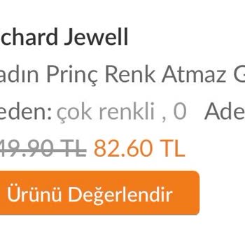 Trendyol Richard Jewell Accessories Şikayetçiyim