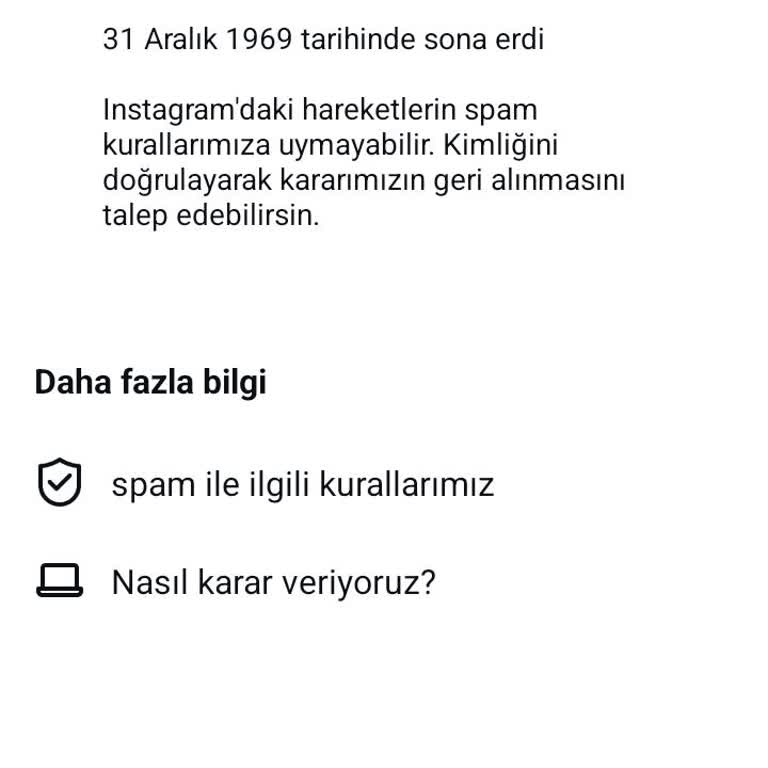 Instagram Hesap Kısıtlaması Ve Memnuniyetsizlik!